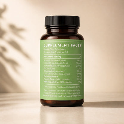 Daily Multivitamin with Adaptogens for Energy and Focus